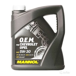 Mannol O.E.M. for Chevrolet Opel 5W-30    4 